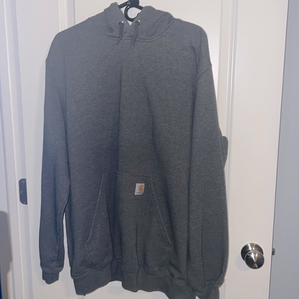 EUC Carhartt Men’s L Gray Original Fit Hoodie